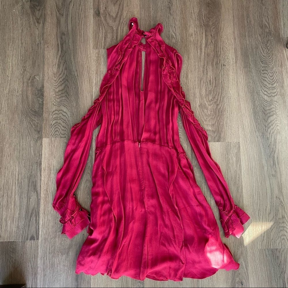 IRO- Raspberry Mini Dress Size 38 (M/6) - Picture 12 of 12